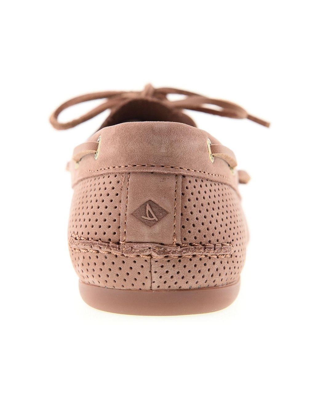 Sperry Top-Sider Pink Slim Boat Shoe Leather Amaretto Shoes