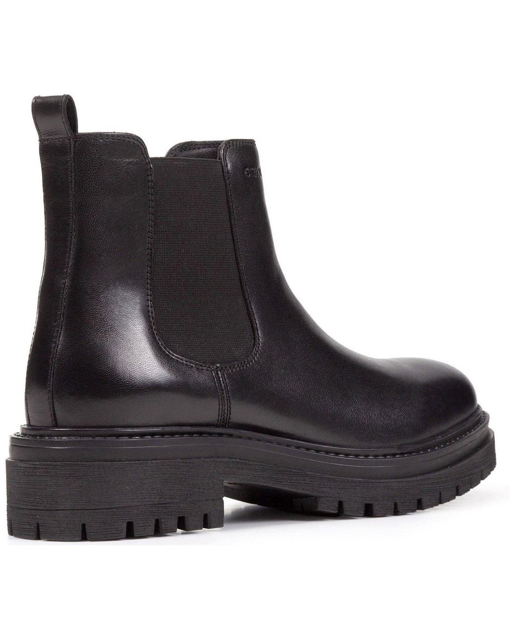 Geox Black D Iridea B Leather Boots