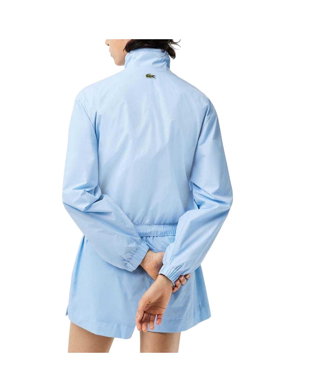 Lacoste Monogram Track Jas in het Blue