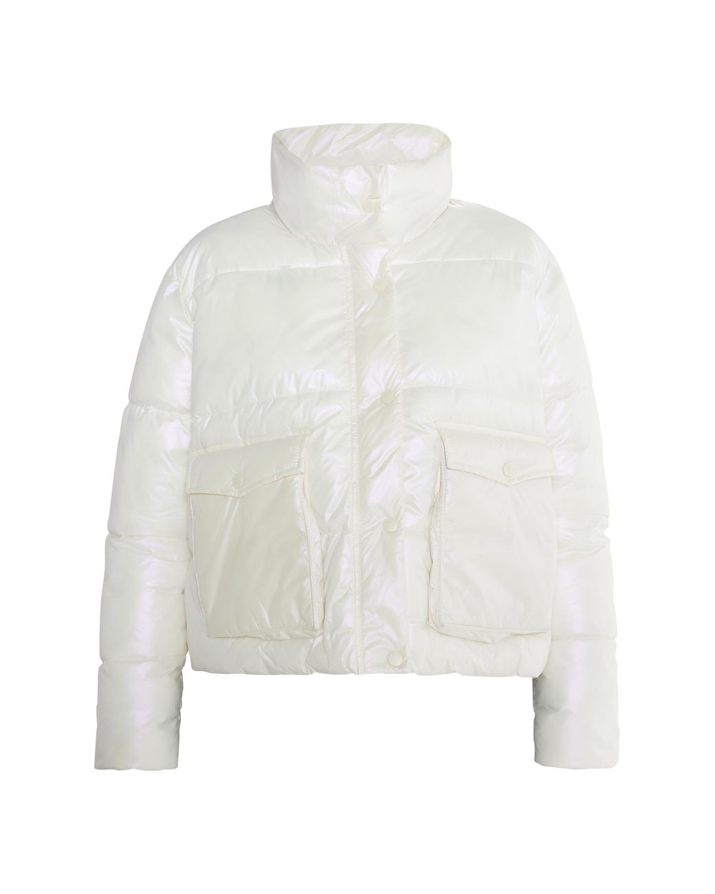 myMo Winterjas Wolwit in het White
