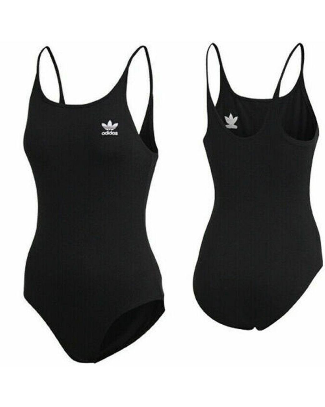 Adidas Black Styling Complement Bodysuit Cotton