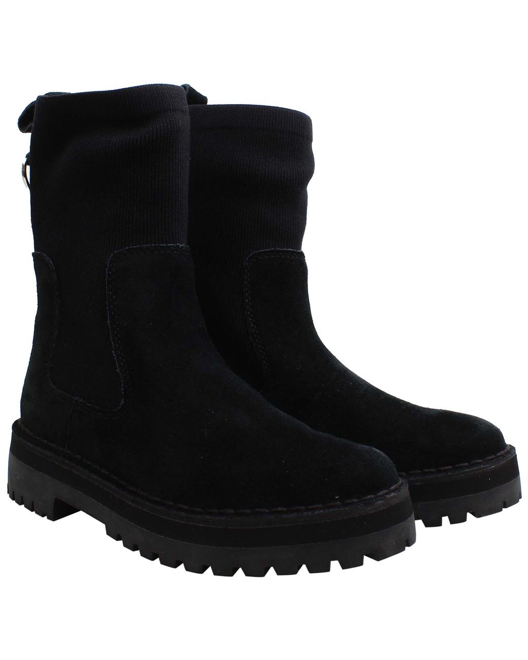 Clarks Black Rock Knit Boots