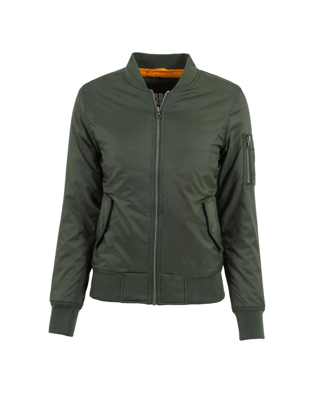 Urban Classics Basic Bomberjack (Olijf) in het Green