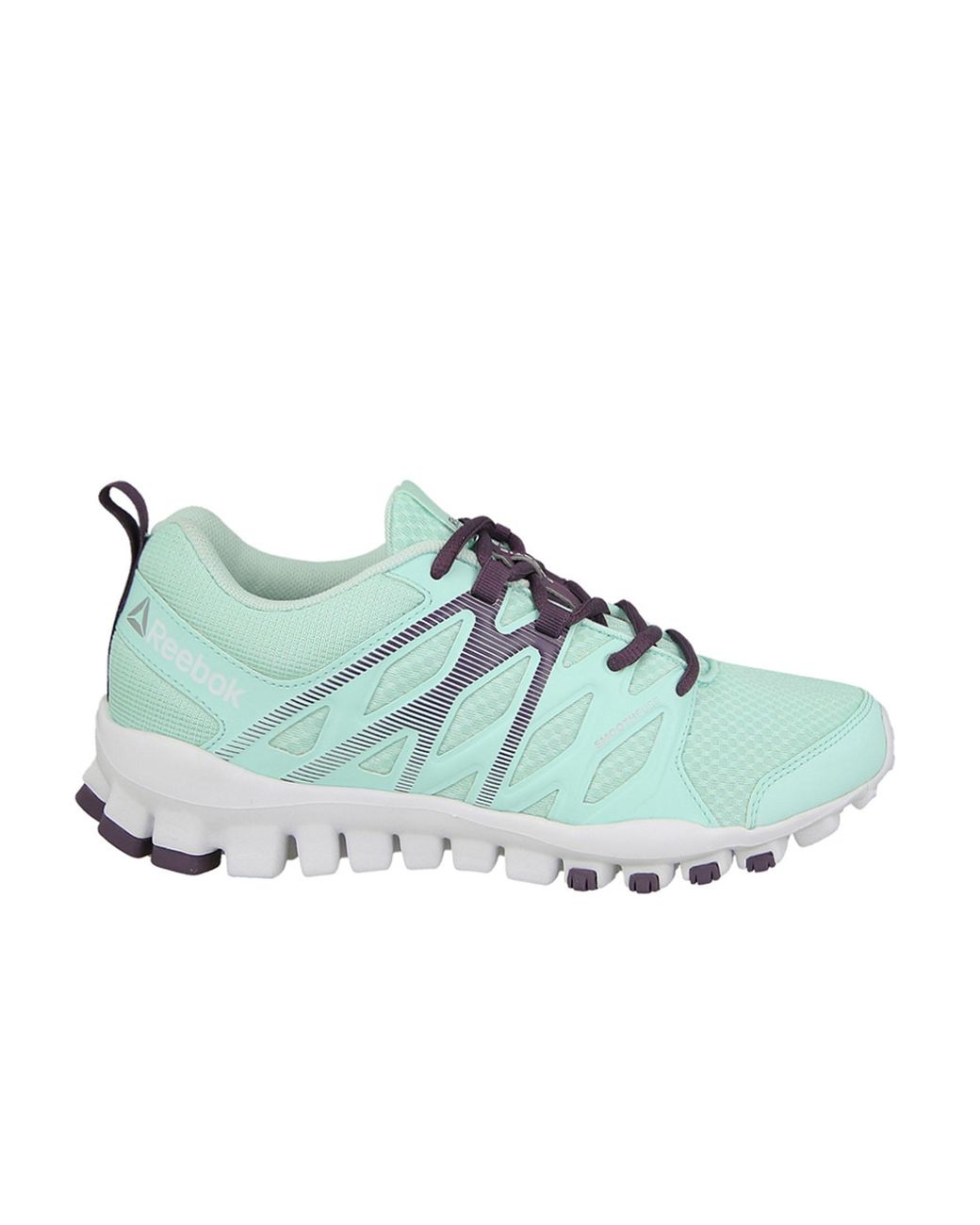 Reebok Green Realflex Train 4.0 Lace-Up Synthetic Trainers Bd5059