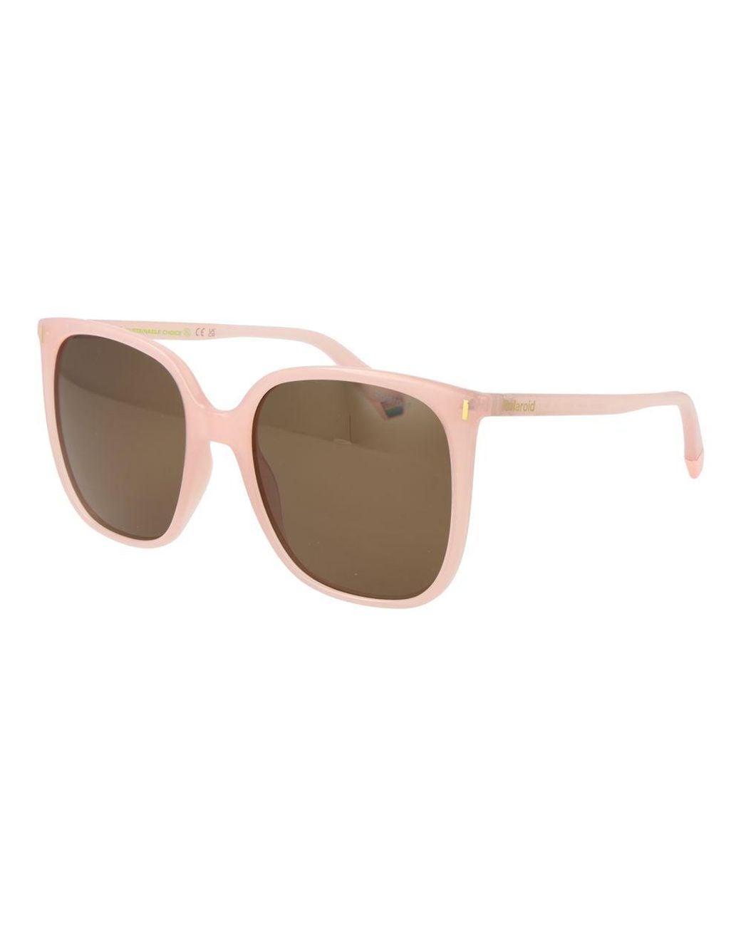 Polaroid White Multicolor Plastic Sunglasses
