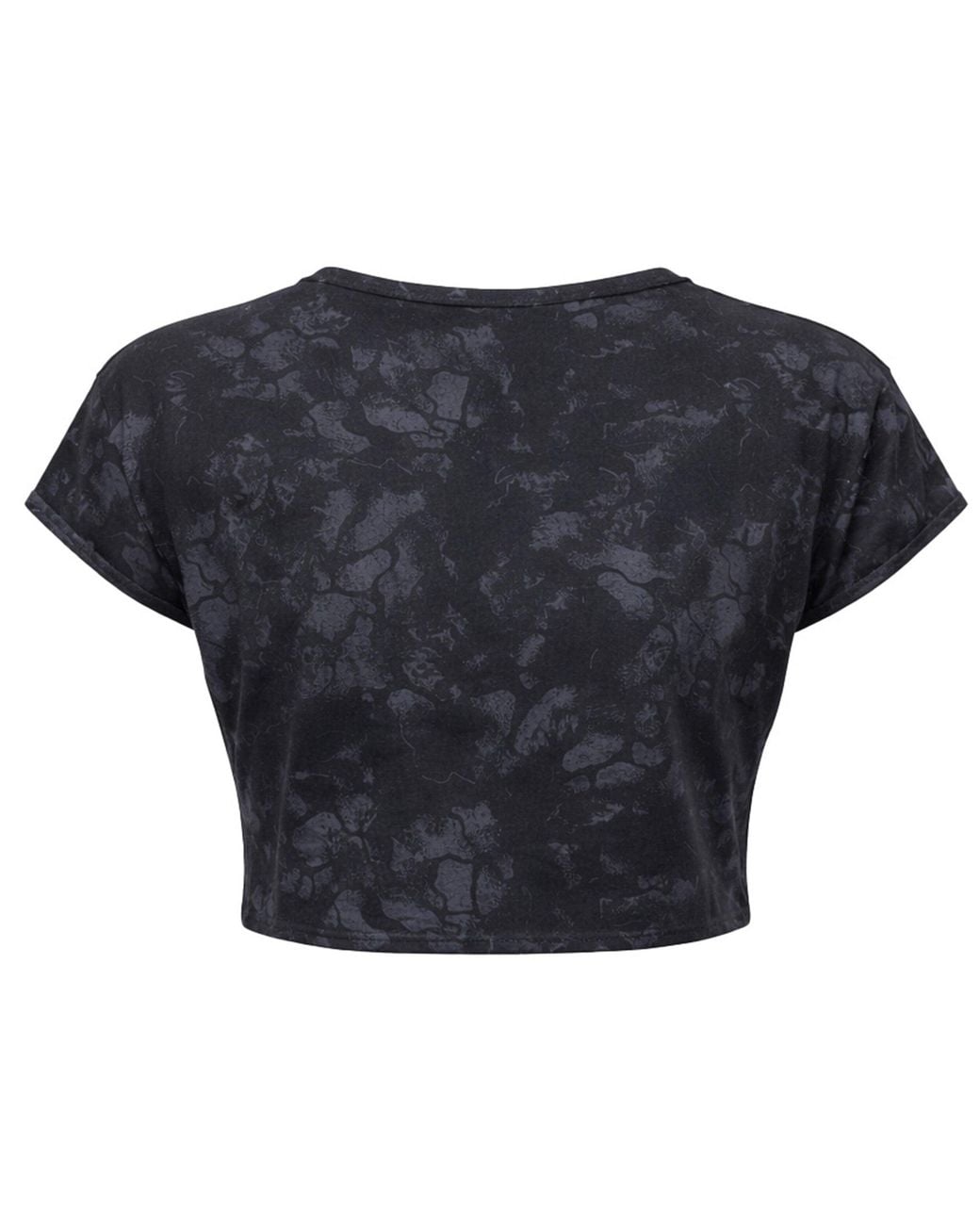 GYMSHARK Black Kk Twins Raw Crop Top Cotton