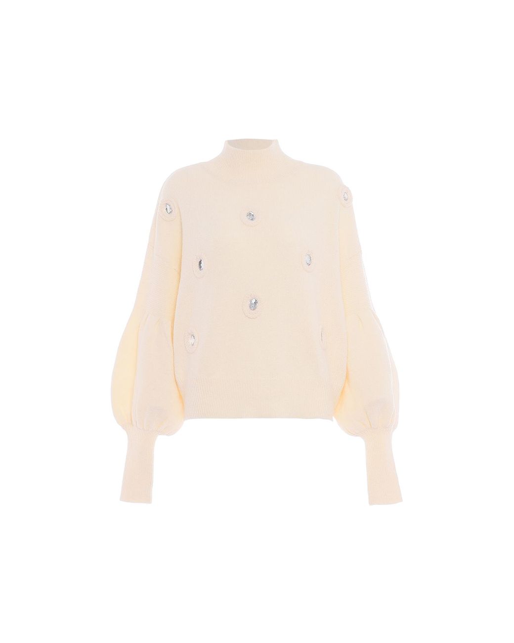faina Jumper Wolwit in het White