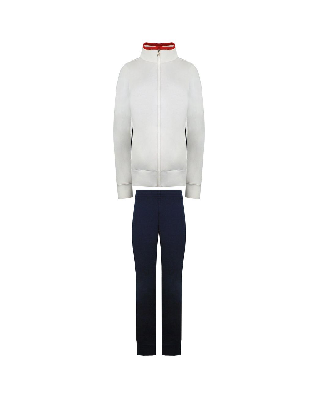 Champion White Plain Tracksuit Cotton