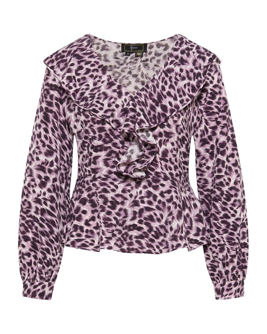 faina Blouse Tassia in het Purple