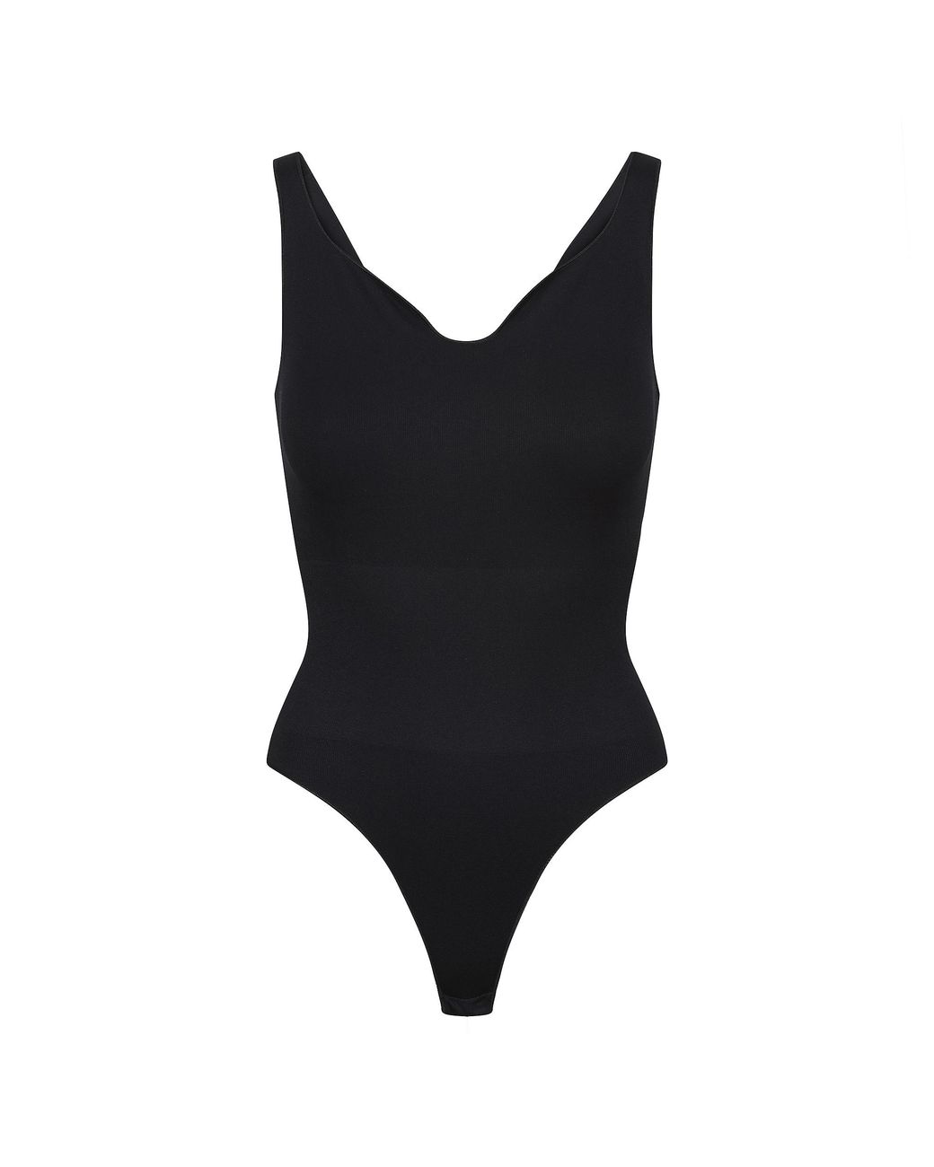 Ruey Black Ladies Essentials Sweetheart Bodysuit Sculpting Recycled Stretch Fit