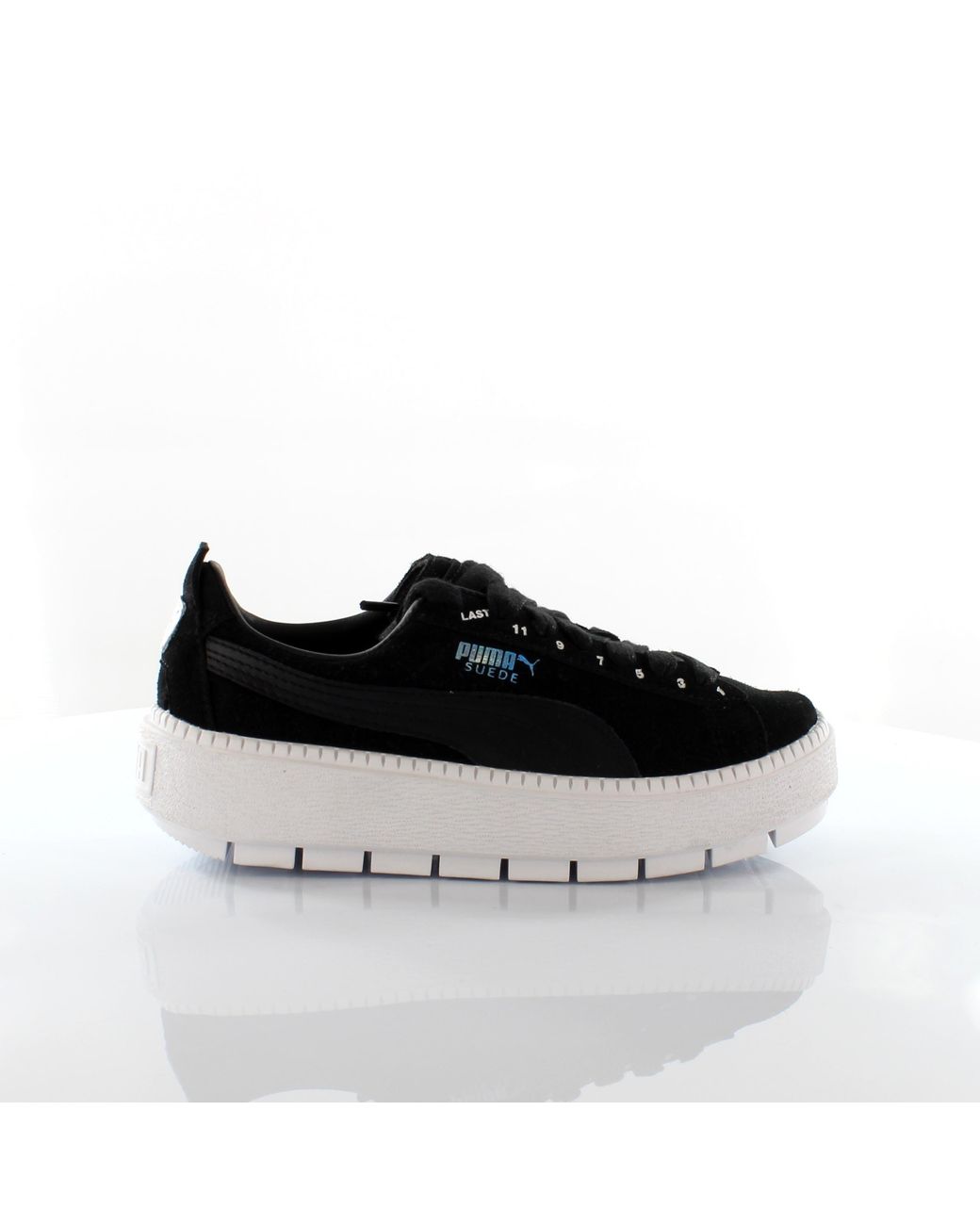 PUMA Black Platform Trace X Ader Error Low Lace Up Trainers 367196 02 Leather