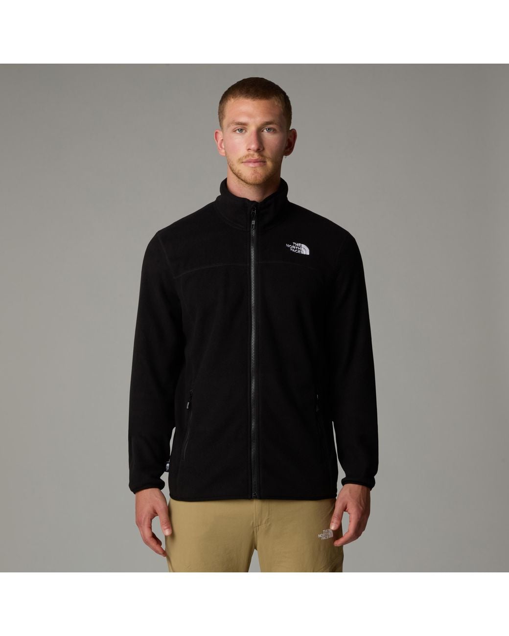 The North Face Black 100 Glacier Fleece Tnf-Npf for men