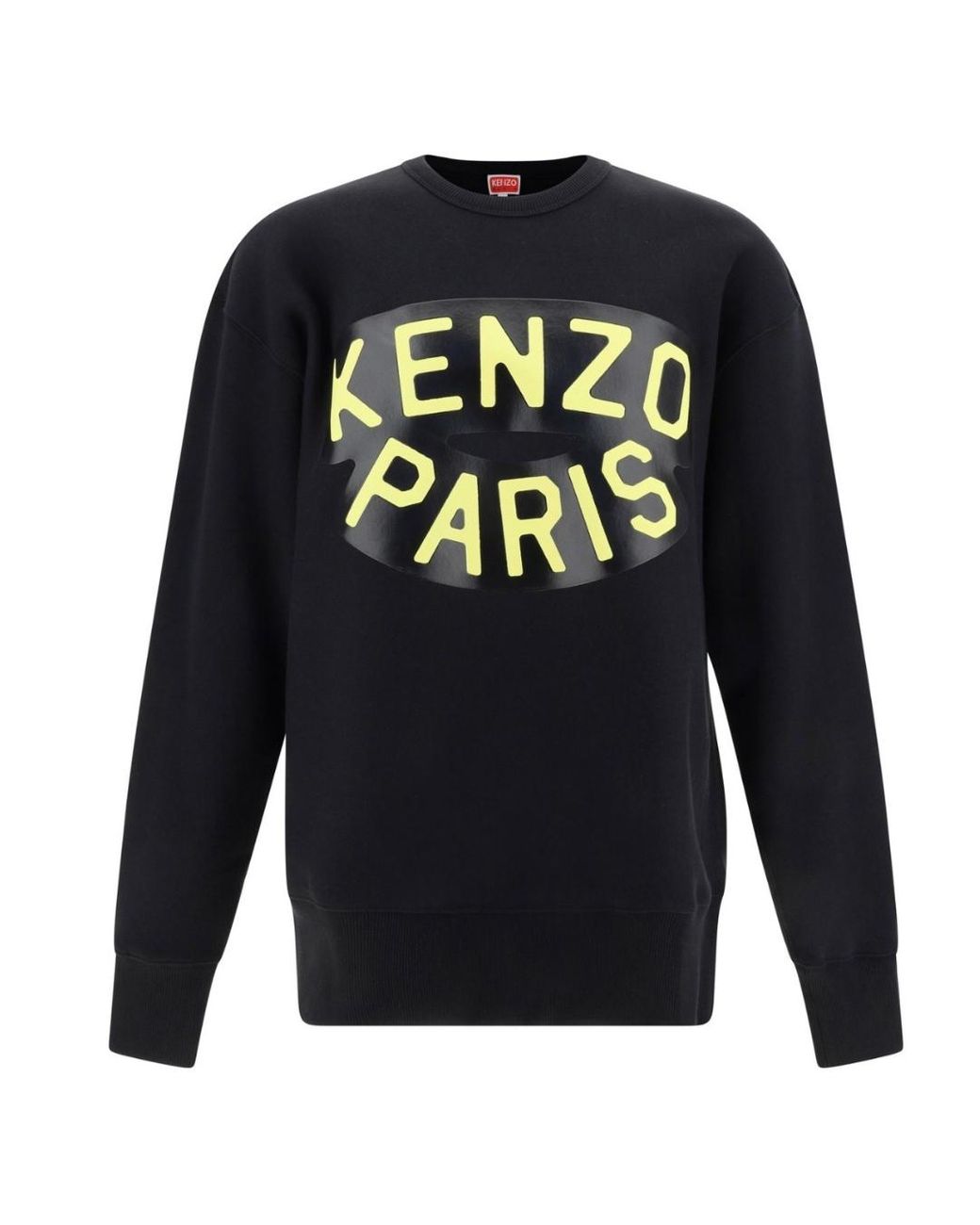 KENZO Blue Paris Large Logo Sweatshirt Cotton for men