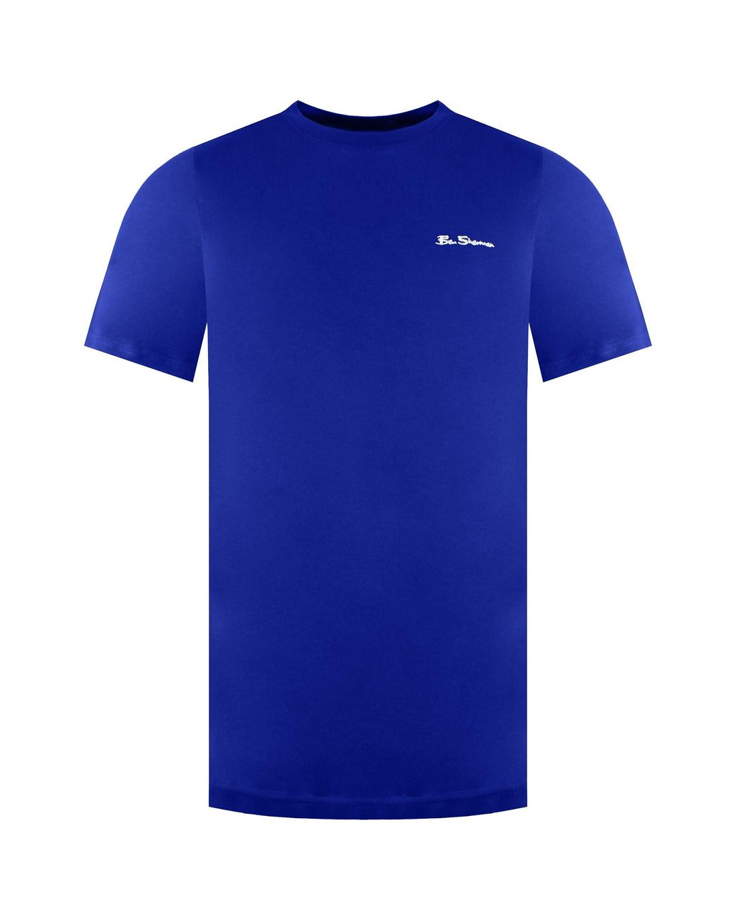 Ben Sherman Blue Small Logo T-Shirt Cotton for men