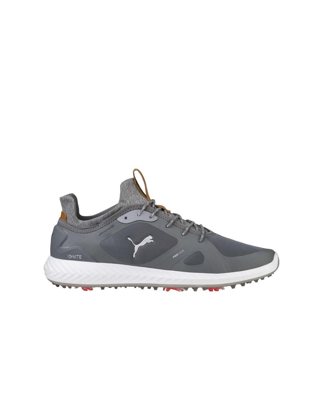 PUMA Gray Power Adapt Golf Lace-Up Synthetic Trainers 189891 03 for men