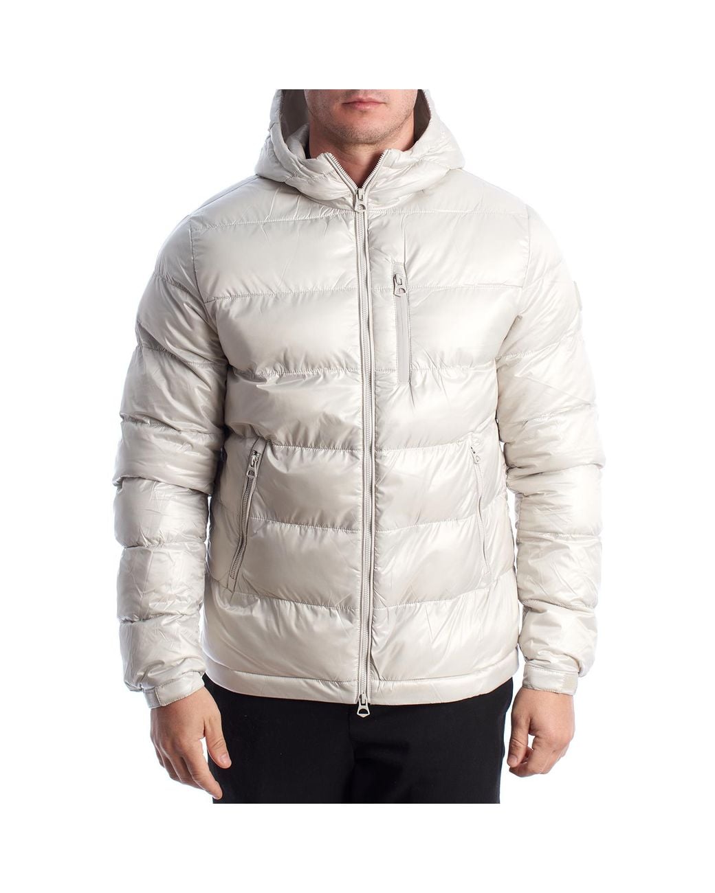 U.S. POLO ASSN. Gray Padded Jacket With Hood 66512 for men