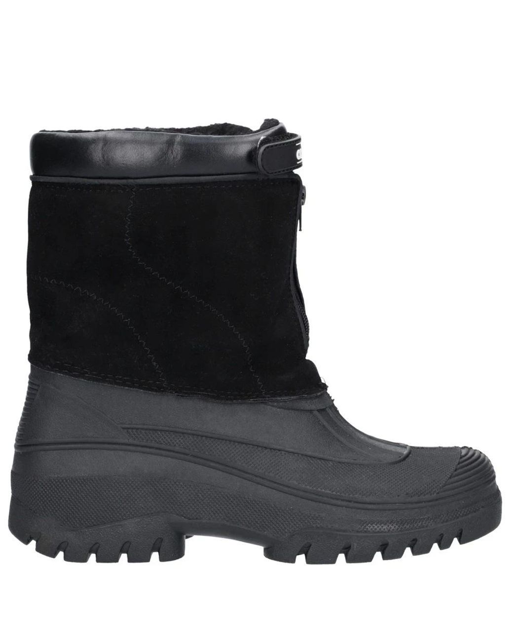 Cotswold Black Venture Waterproof Winter Boots for men