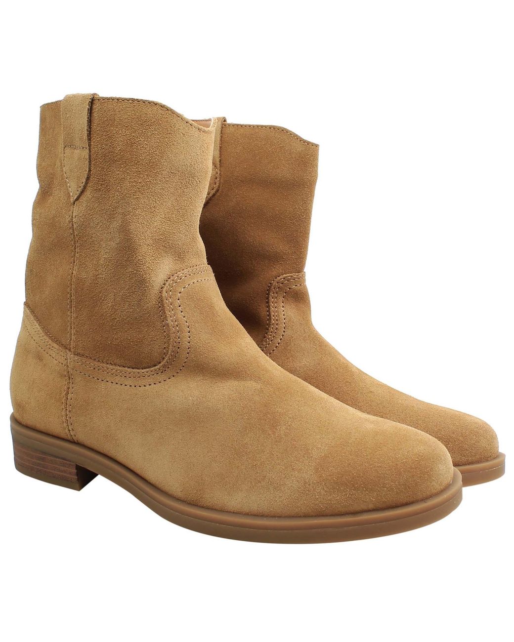 Clarks Brown Memi Mid Boots