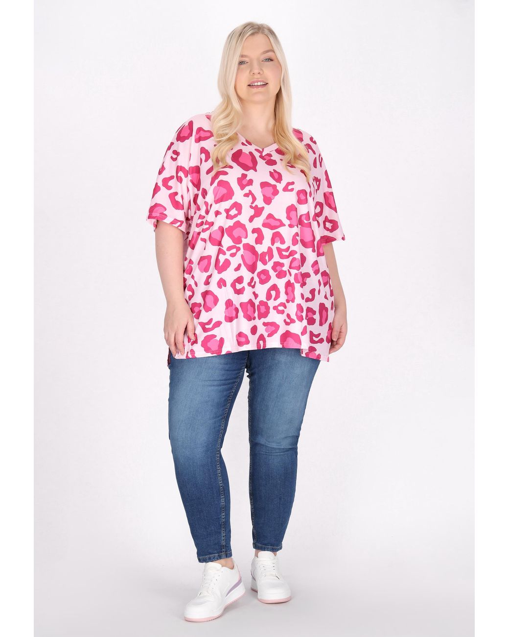 myMo Pink Bluse Große Größen Damen