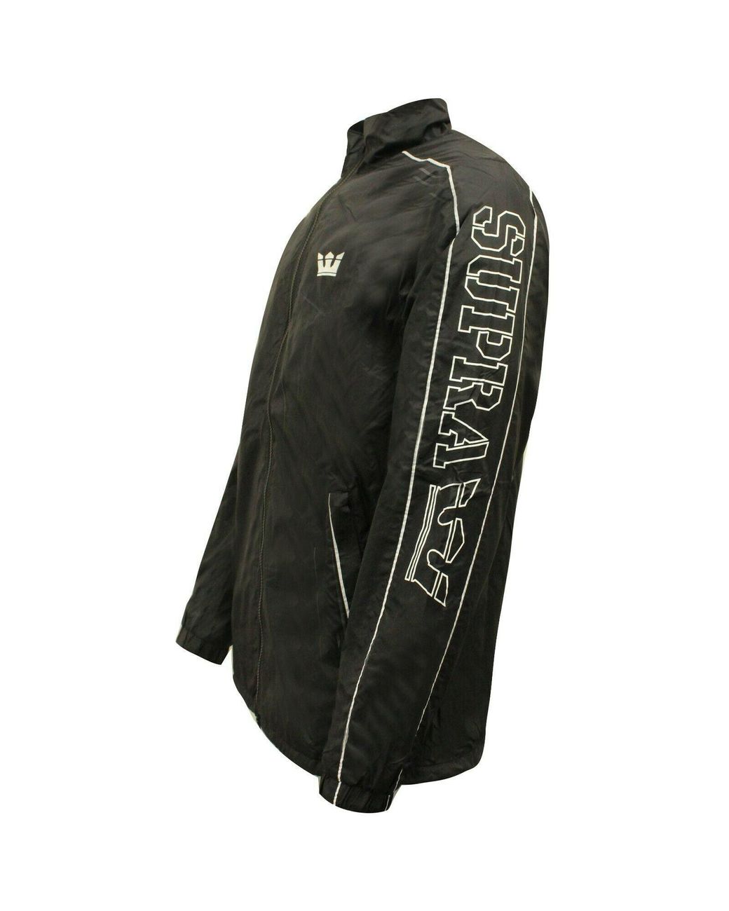 Supra Black Wired Windbreaker Jacket Textile for men