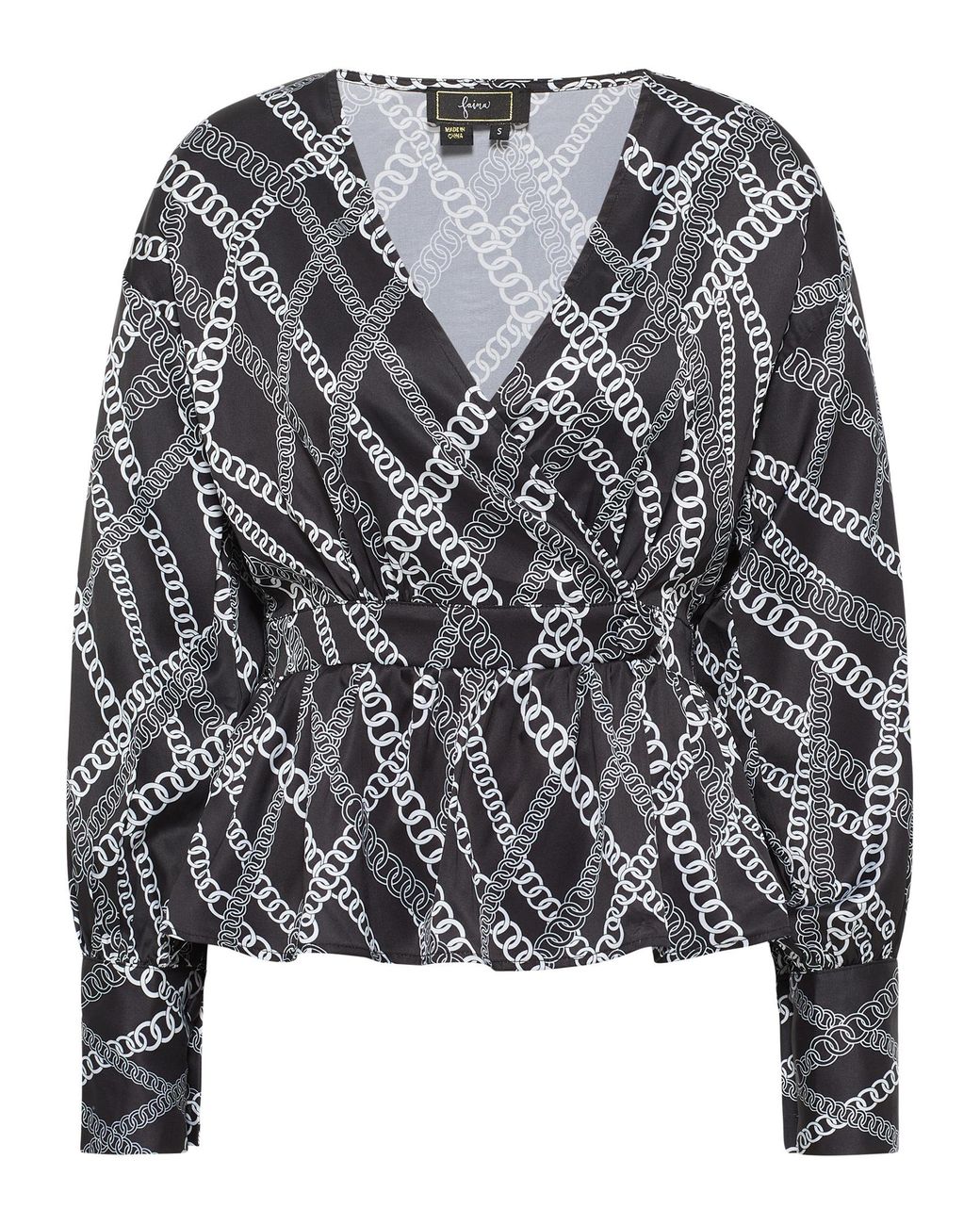 faina Blouse Tassia in het Gray