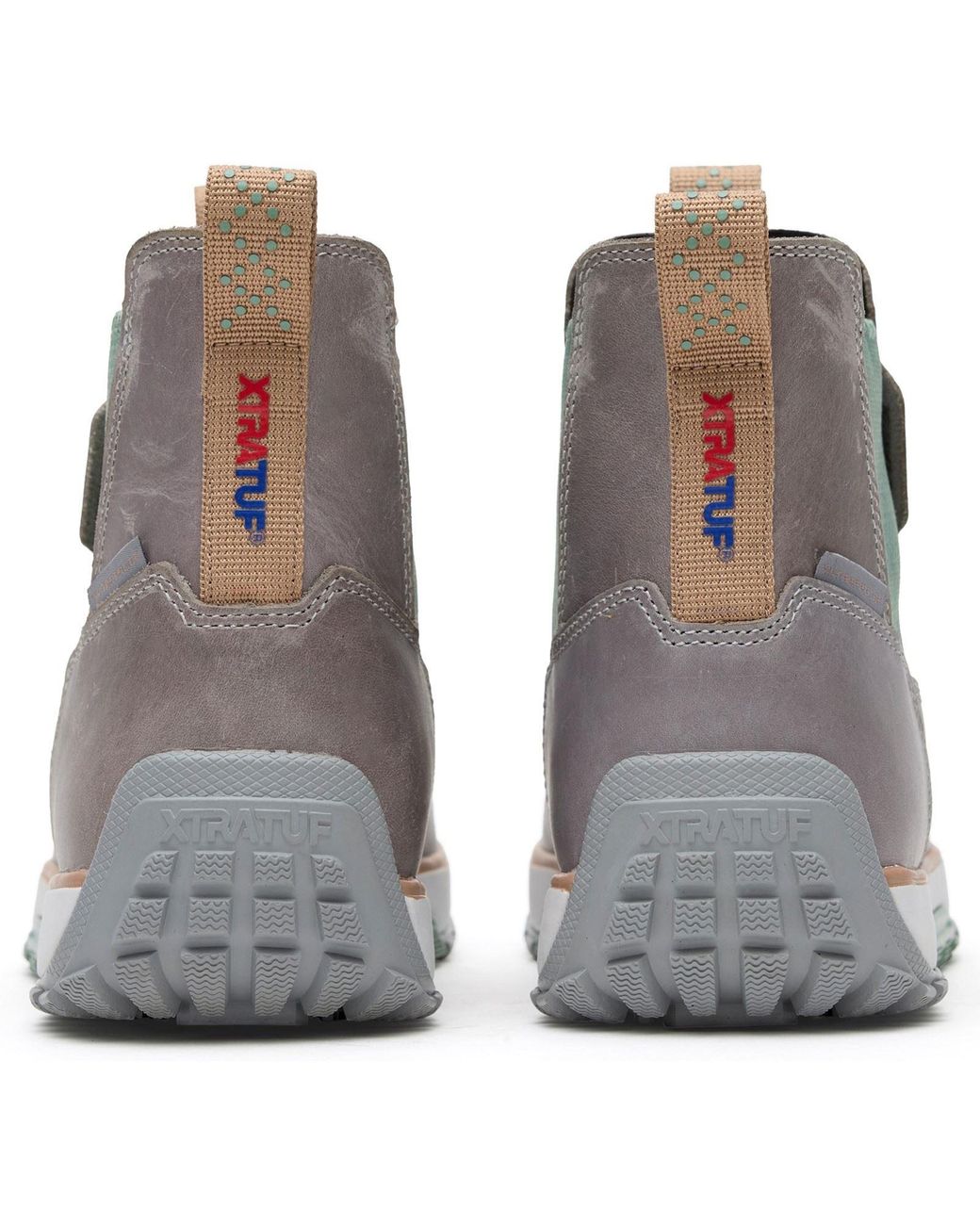 XtraTuf Gray Ankle Deck Leather /Iceberg Wellington Boots