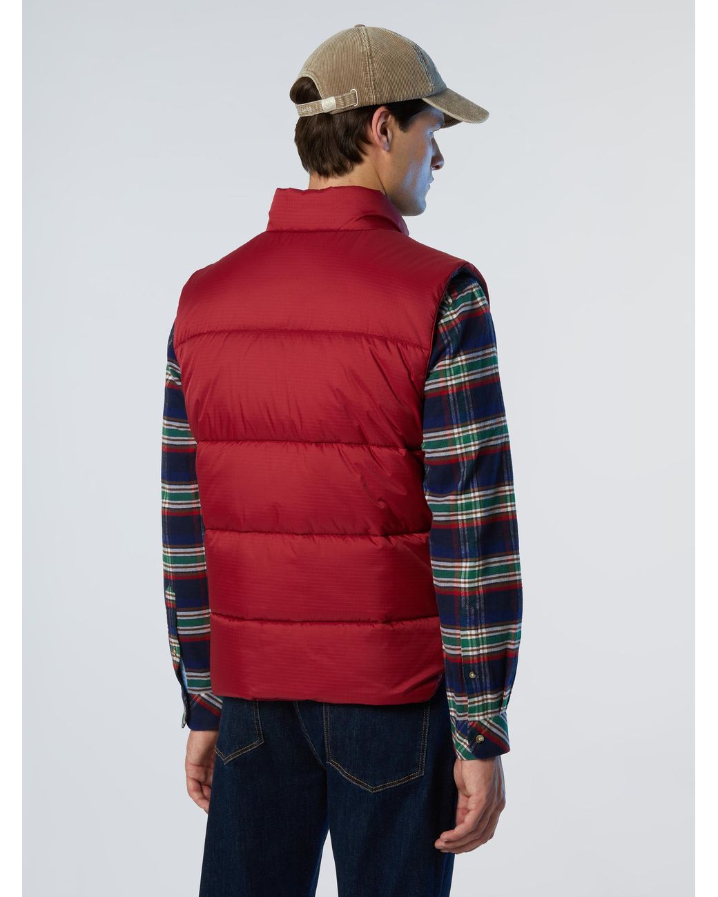 North Sails Vest Shot Reversible in het Red voor heren