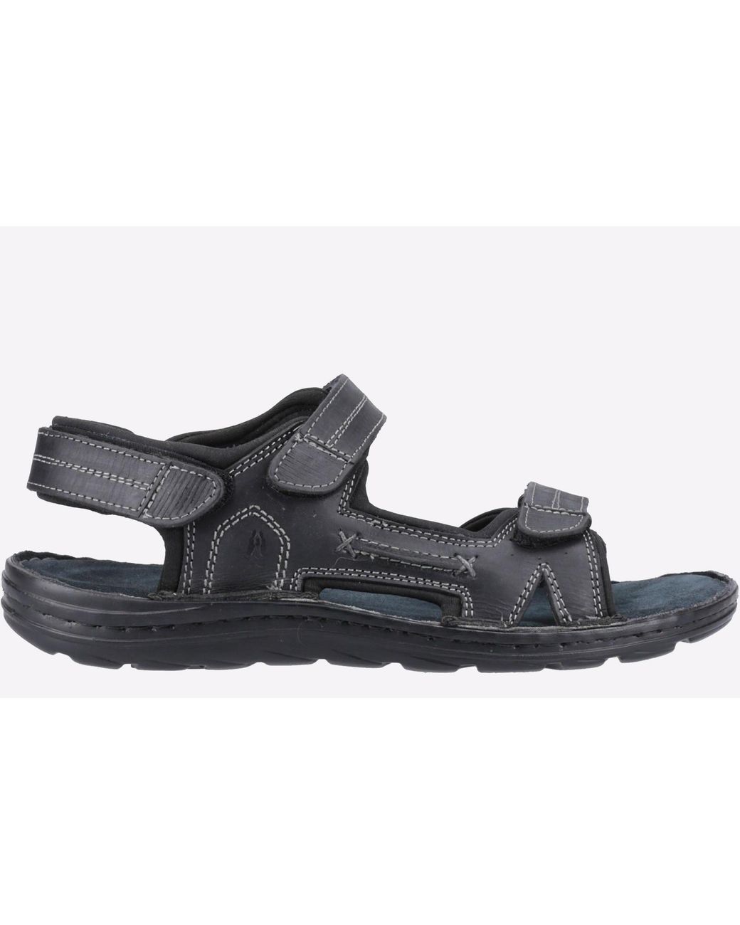 Hush Puppies Black Alistair Sandals for men