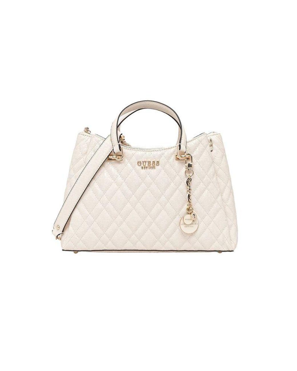Guess White Handtasche Off