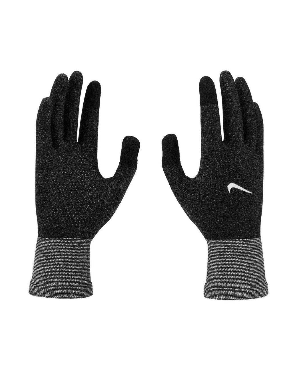 Nike Black Lightweight Knitted Running Gloves
