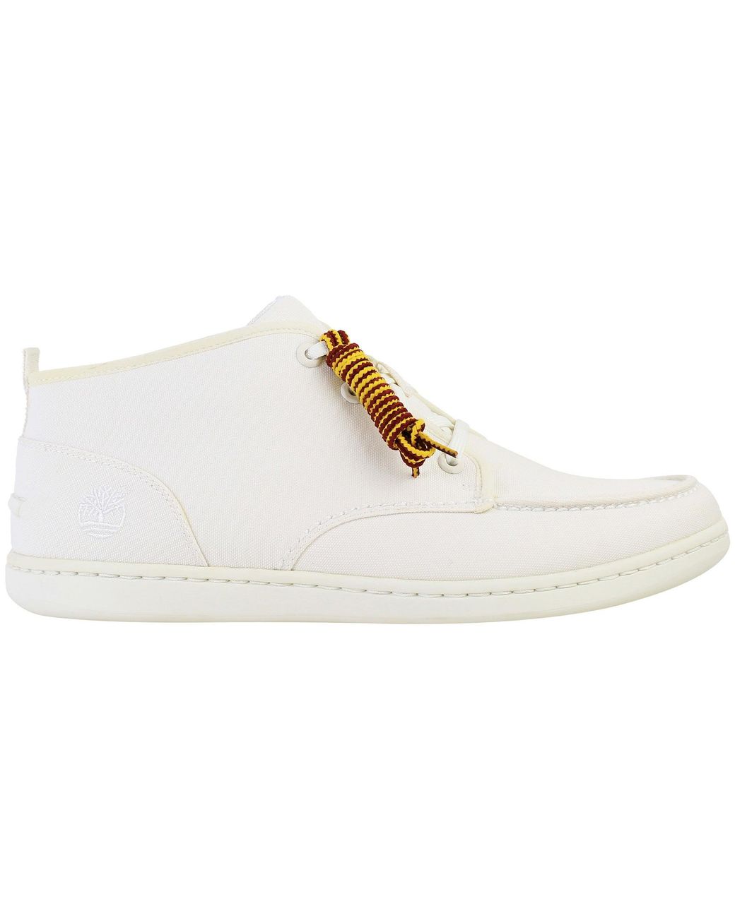 Timberland White Newmarket Plimsolls for men
