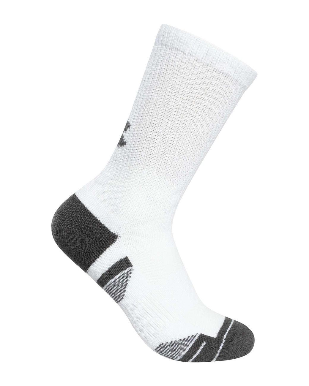 Under Armour 3-Pack Performance Tech Crew-Sokken in het White voor heren