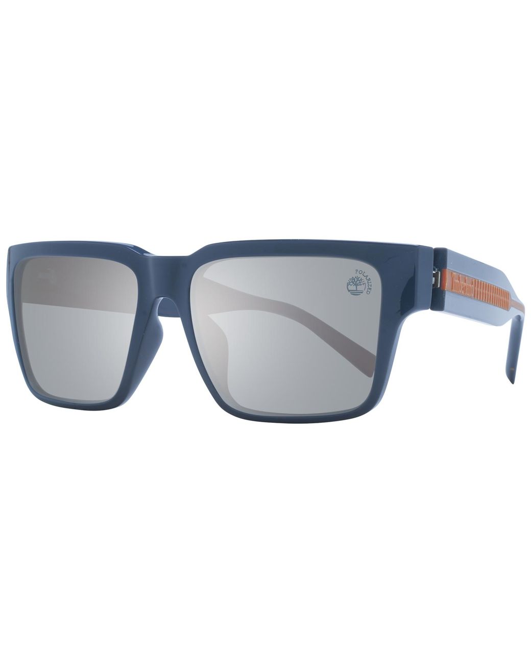 Timberland Blue Gray Plastic Sunglasses for men