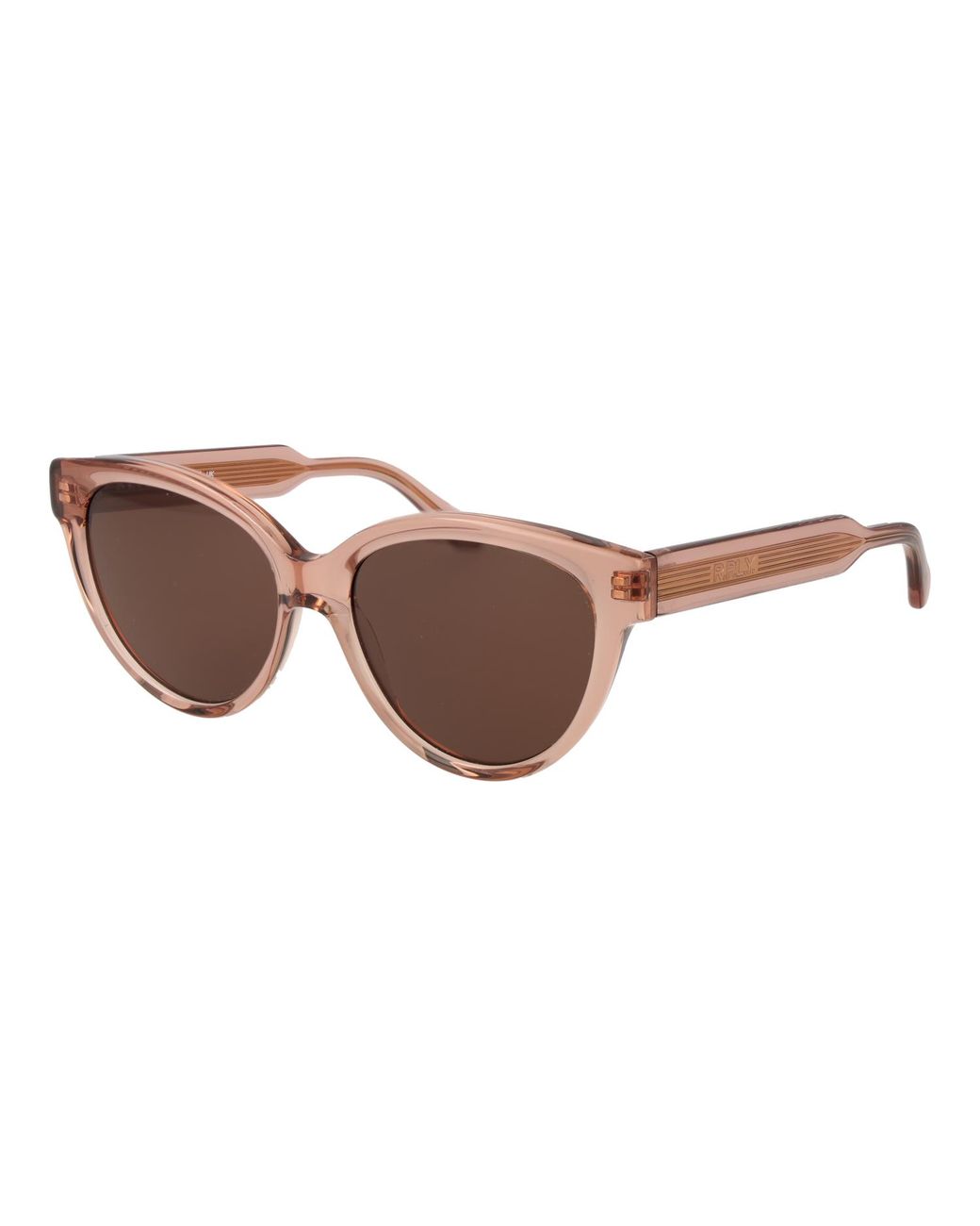 Replay Brown Plastic Sunglasses