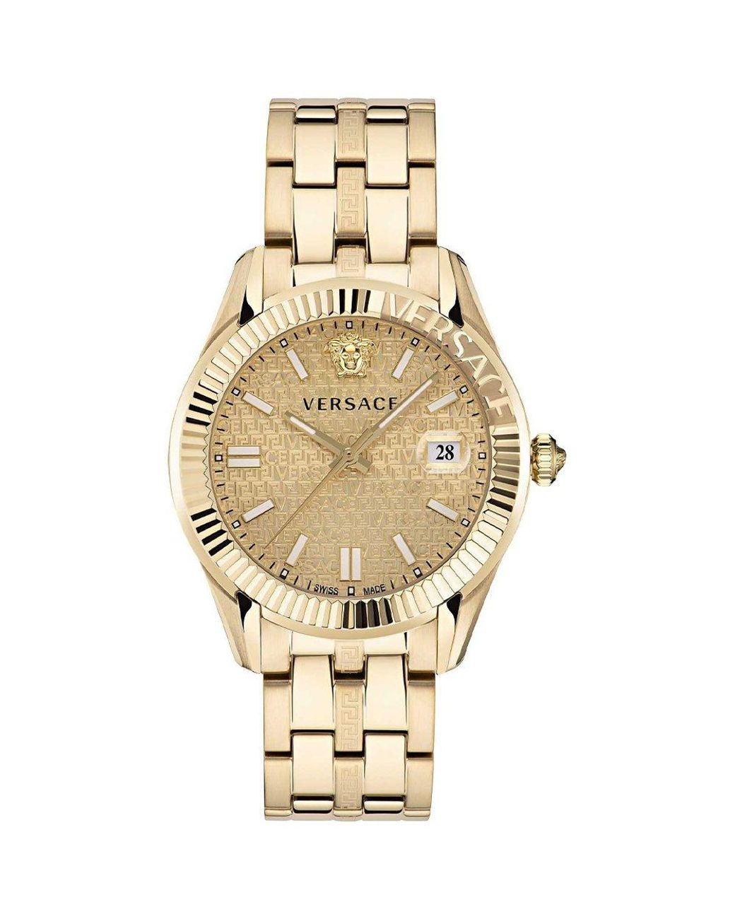 Versace Metallic Ve3K00522 Greca Time Champagne Watch for men