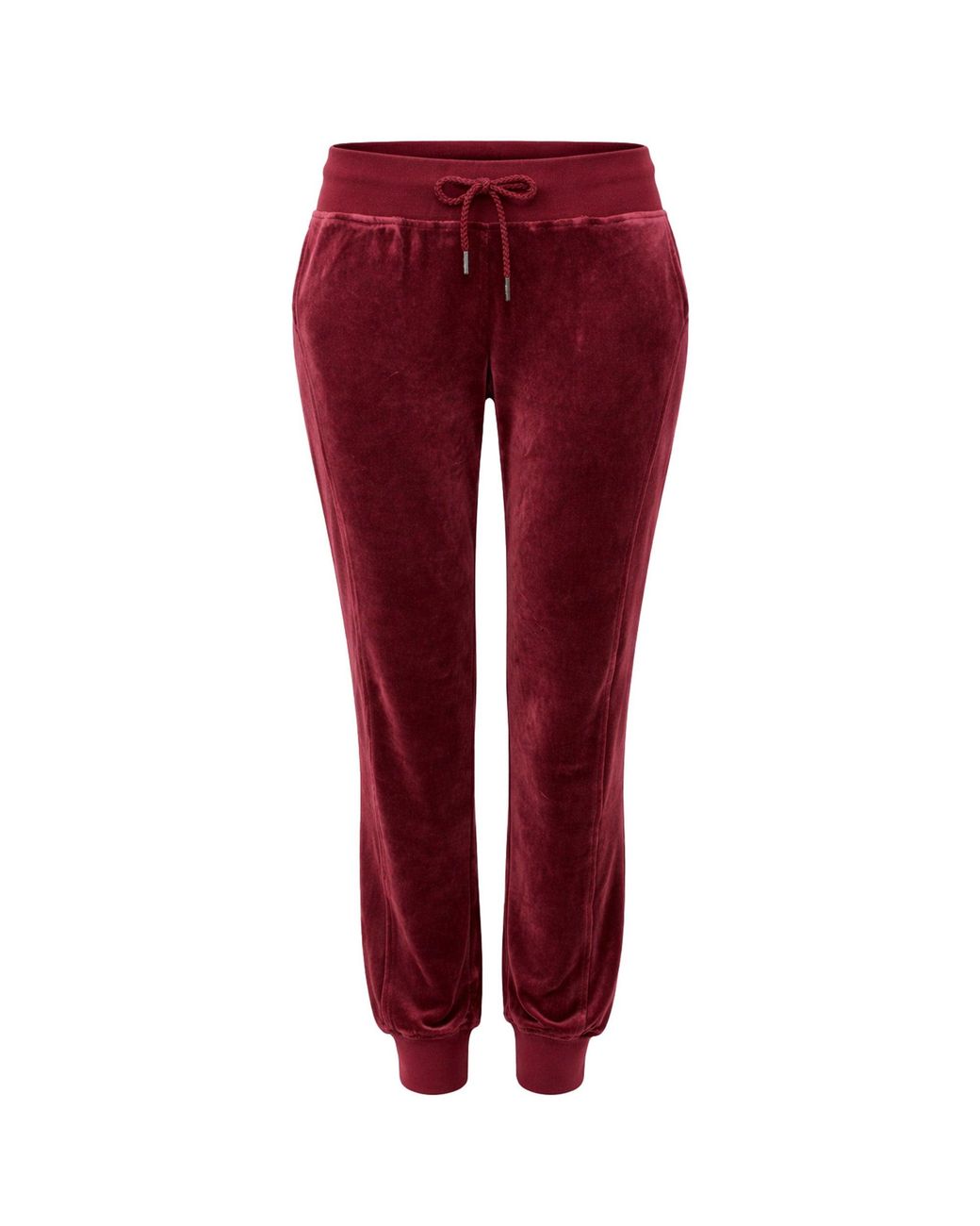 PUMA Red X Rihanna Fenty Velour Fitted Track Pants Cotton