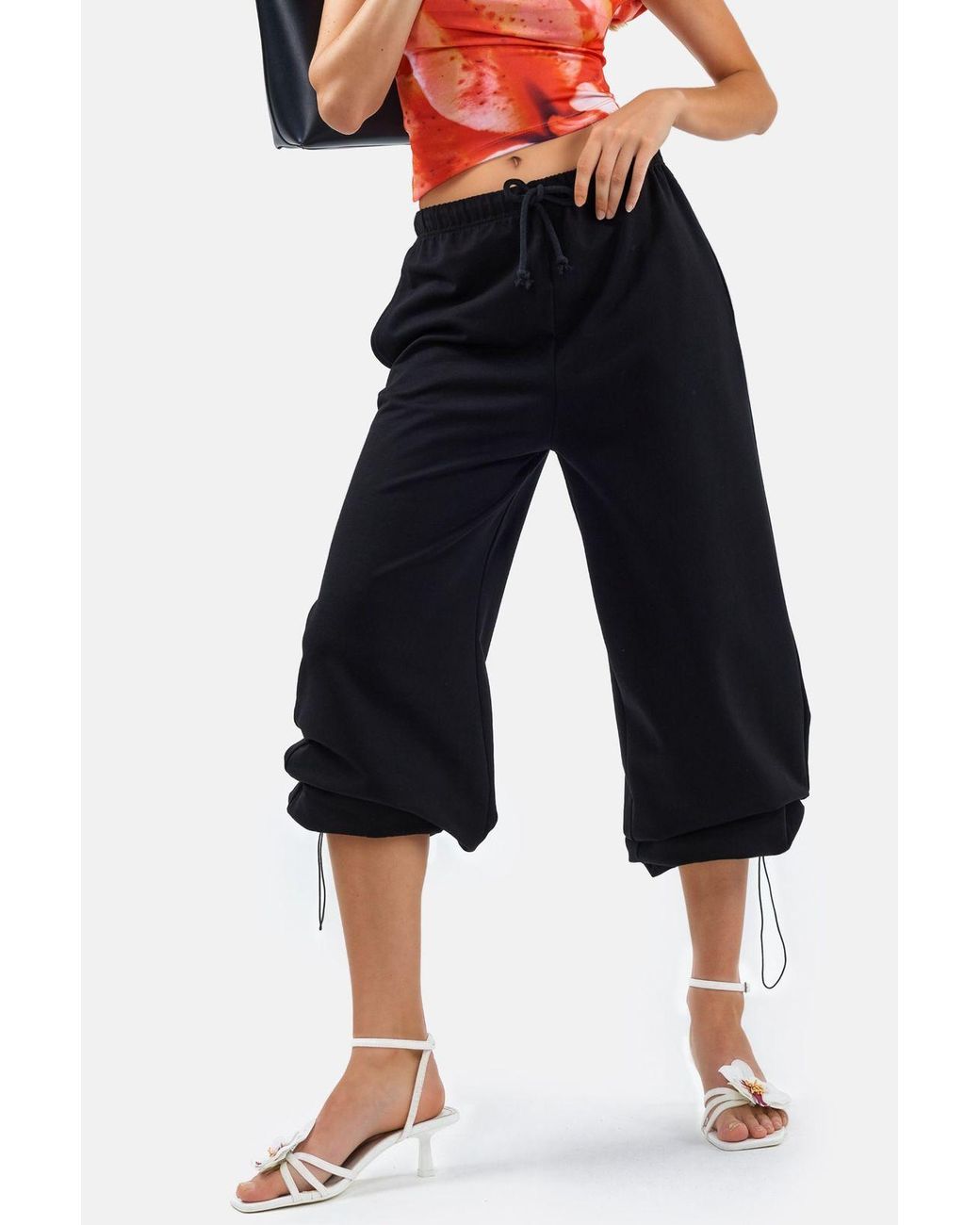 Busem Blue Cotton-Blend Straight-Leg Sweatpants