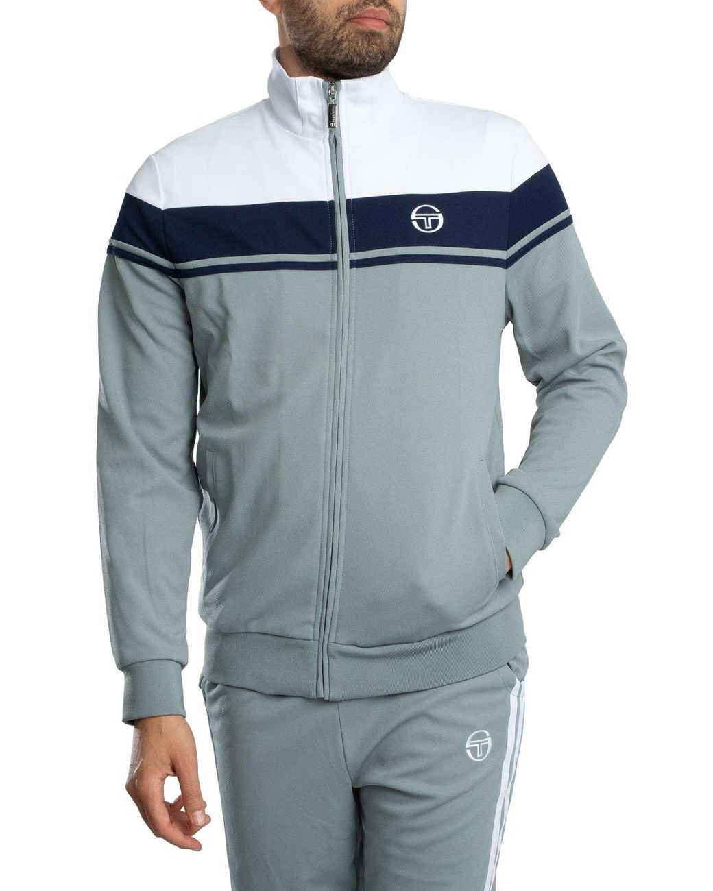 Sergio Tacchini Damarindo Trainingspak in het Blue voor heren