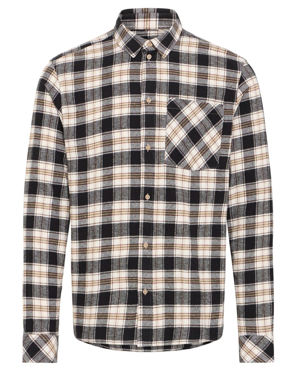 Solid Shirt in het Gray voor heren