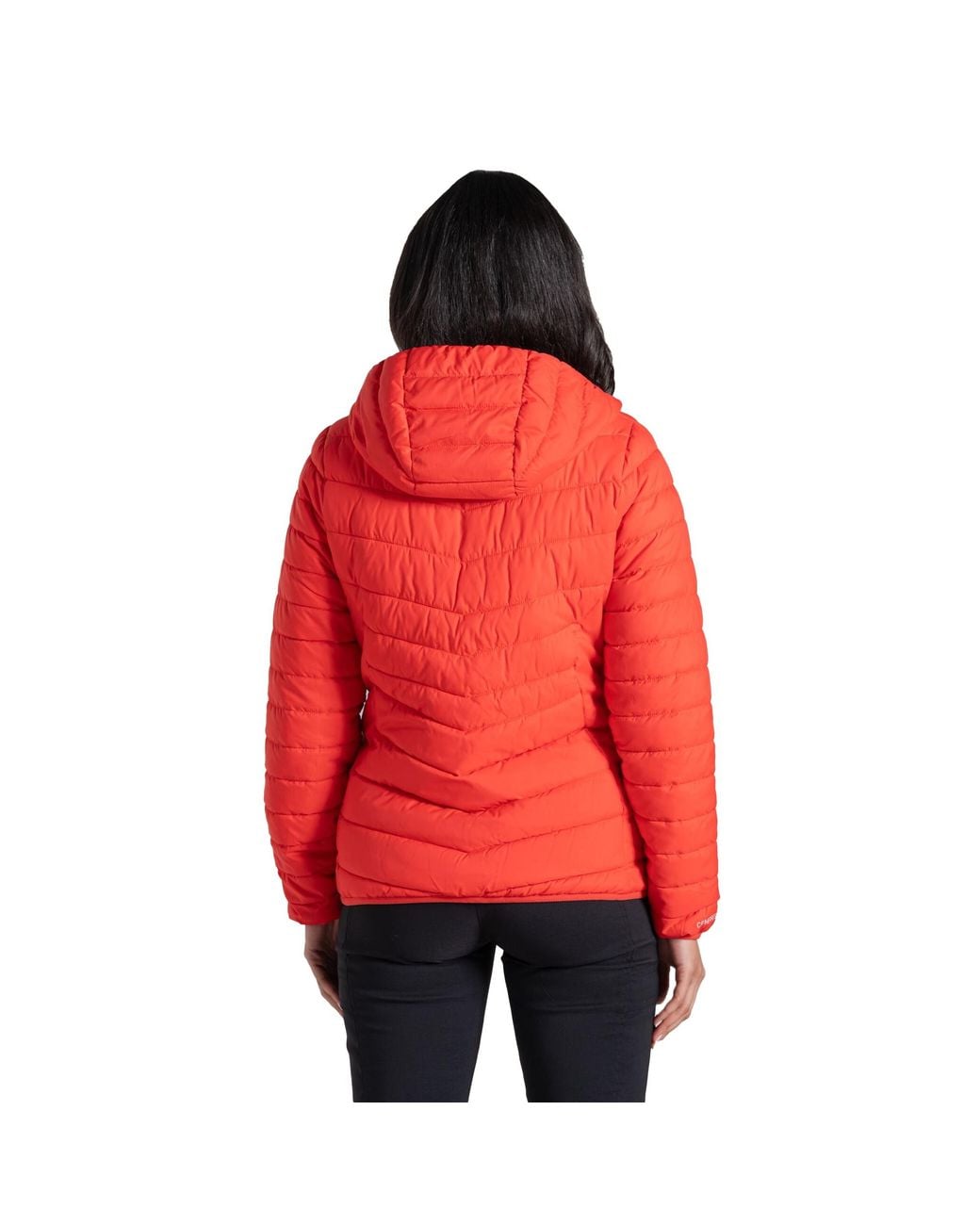 Craghoppers Red Ladies Compresslite Ix Insulated Hooded Jacket Dawn)