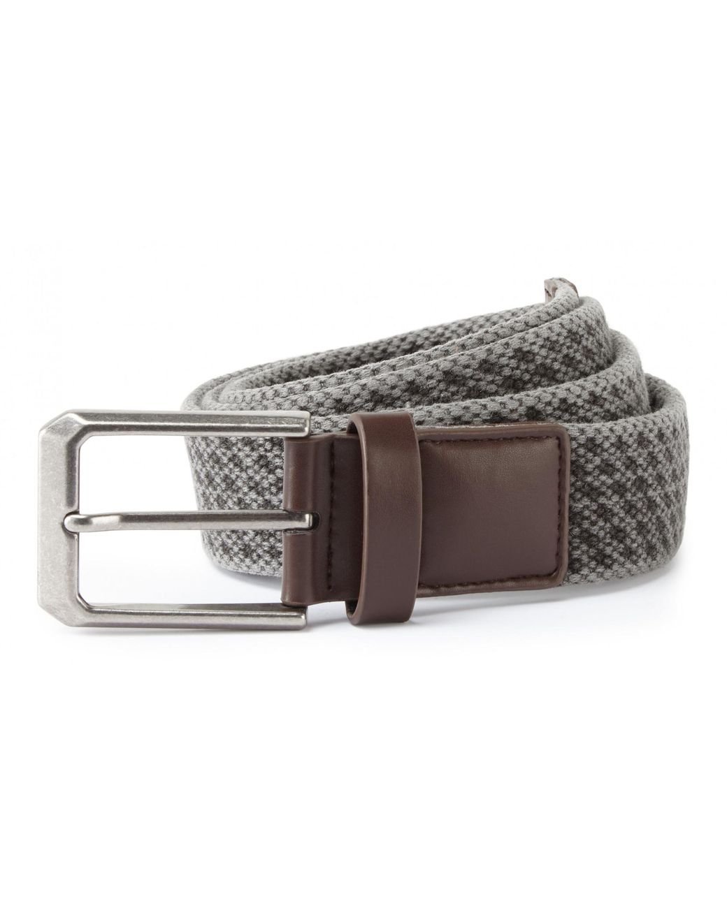 Asquith & Fox Brown Vintage Wash Canvas Belt (Slate) for men