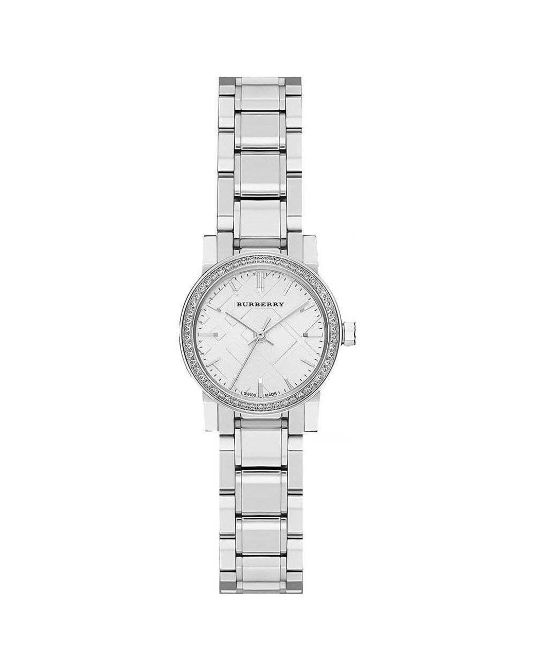 Burberry Metallic Bu9220 Ladies Watch The City Diamonds 26Mm