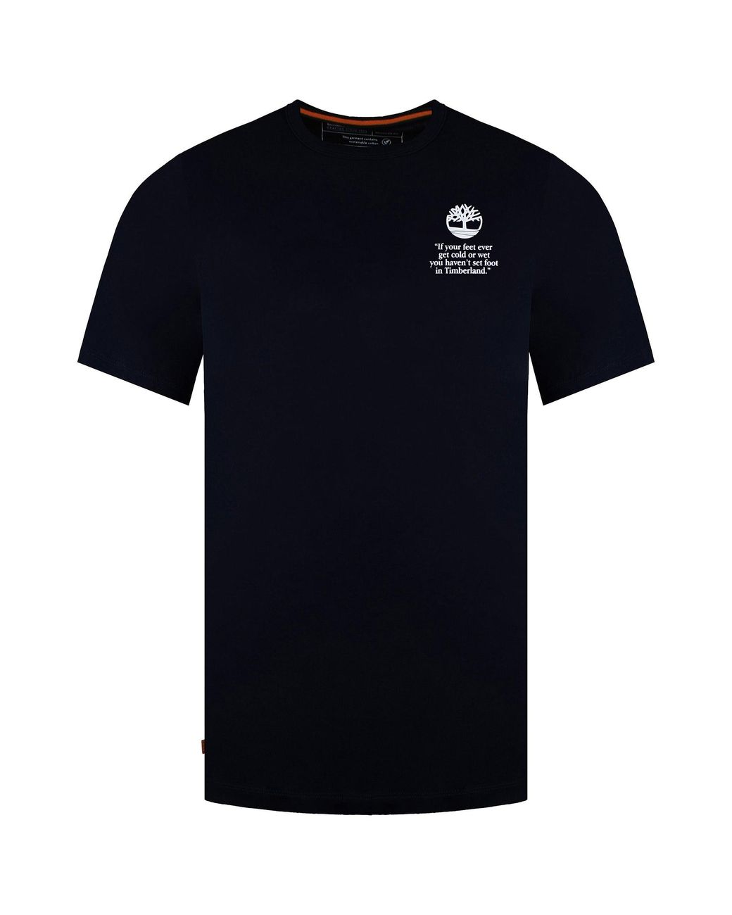 Timberland Blue Back Boot T-Shirt Cotton for men