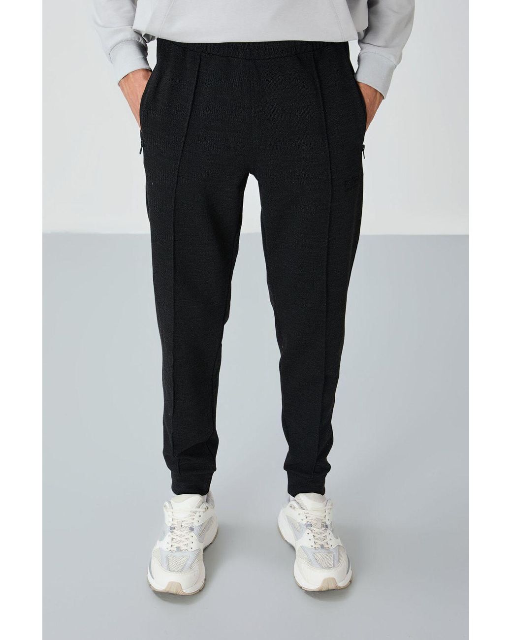 TOMMY LIFE Gray Jogger Sweatpants for men