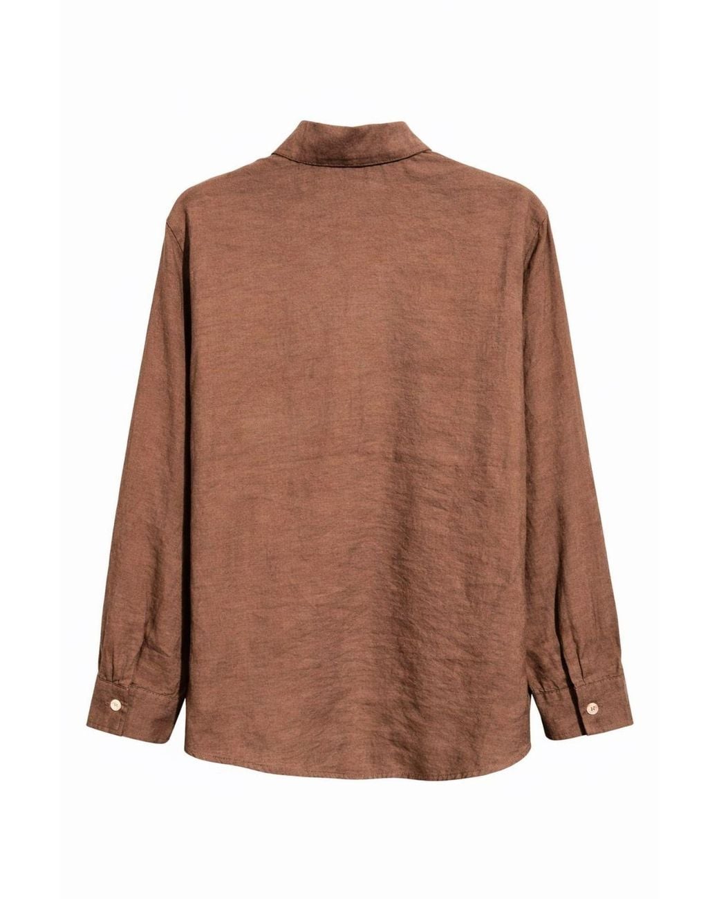 MixRay Brown Relaxed Fit Shirt With Pocket