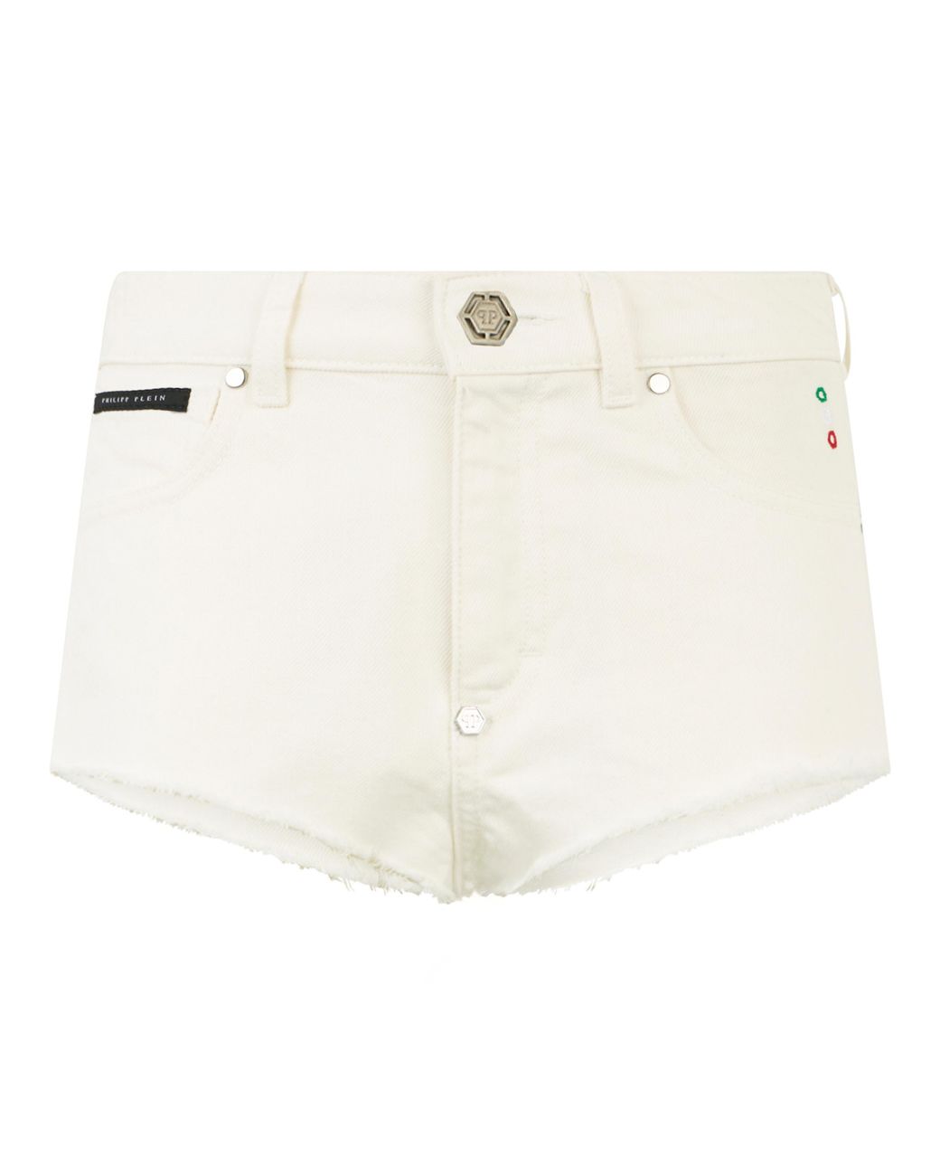 Philipp Plein Hotpants Basic in het Natural