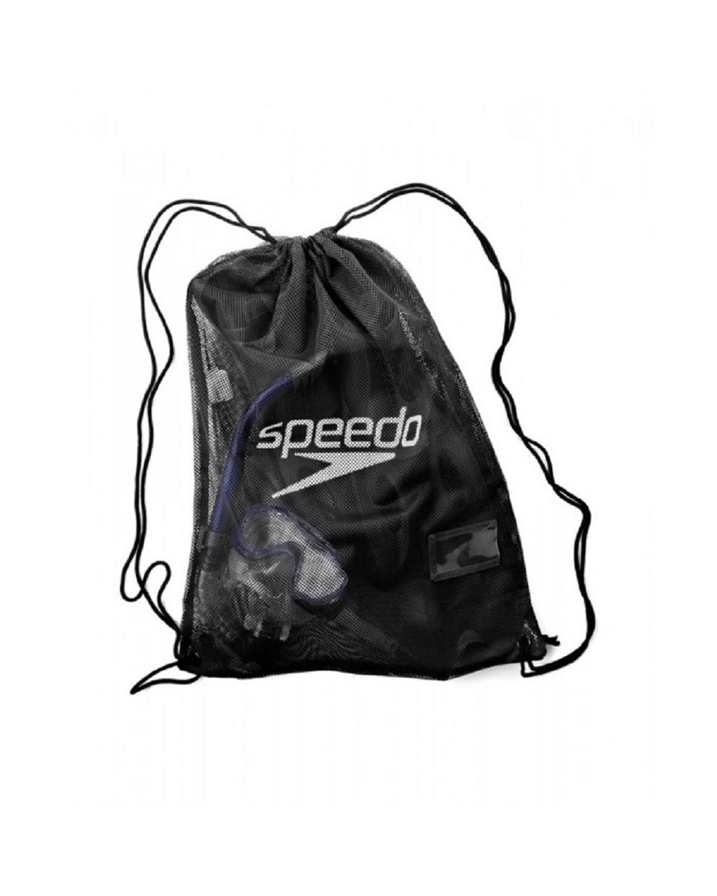 Speedo Black Tasche, Netzmaterial /Weiß)