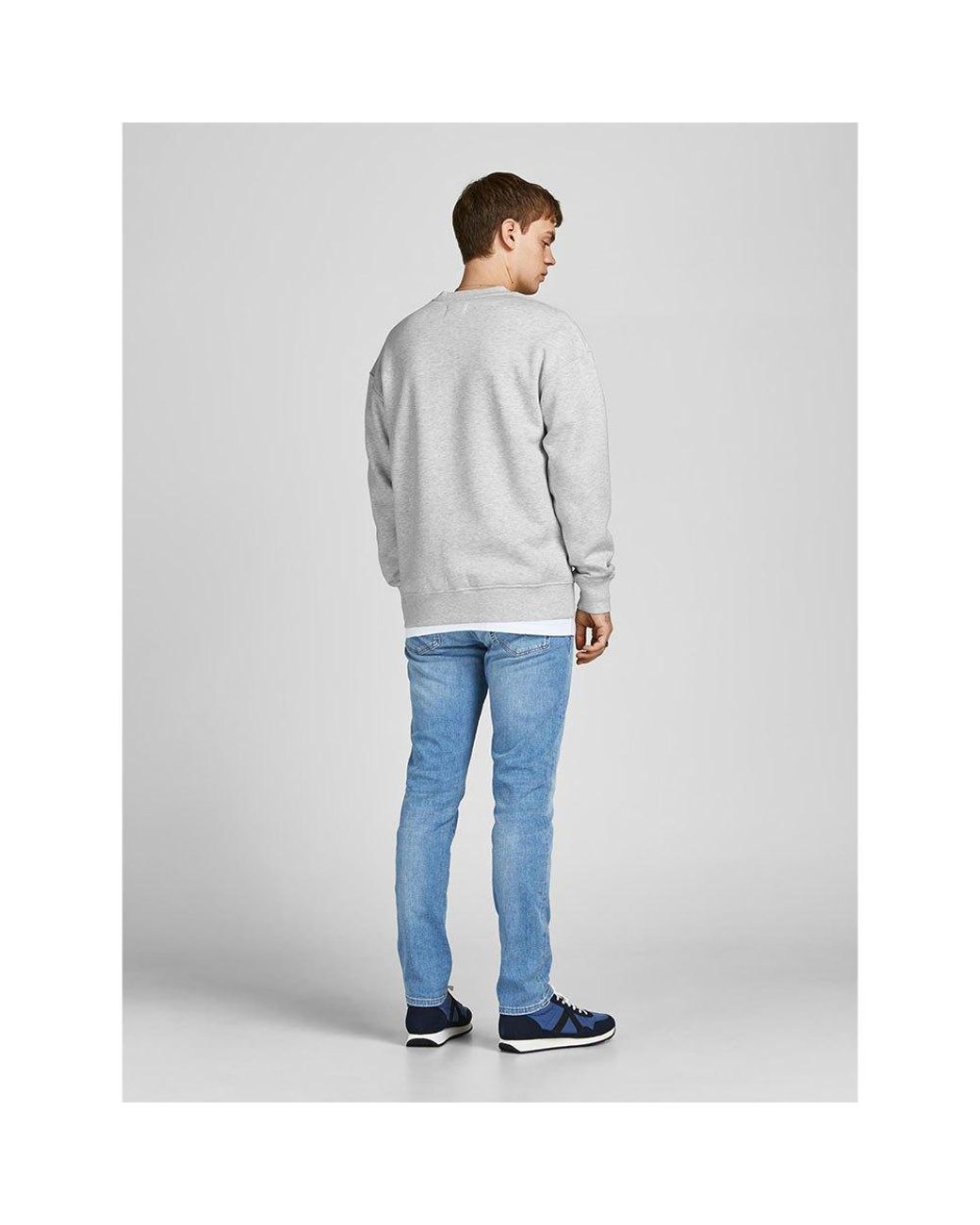 Jack & Jones Copenhagen Sweatshirt in Gray for Men | Lyst