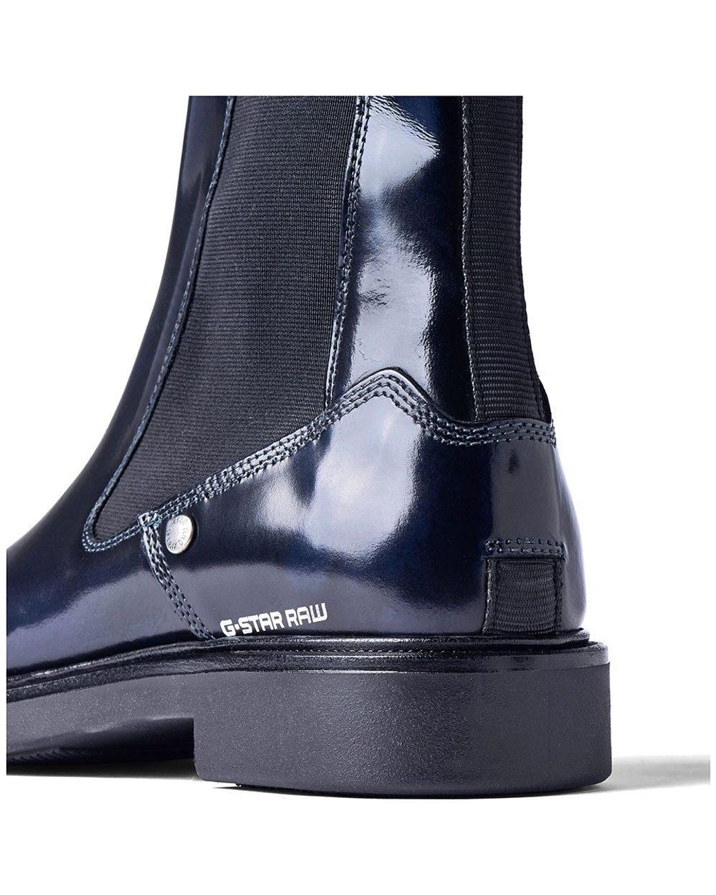 G-Star RAW Leather Corbel Chelsea Boots 