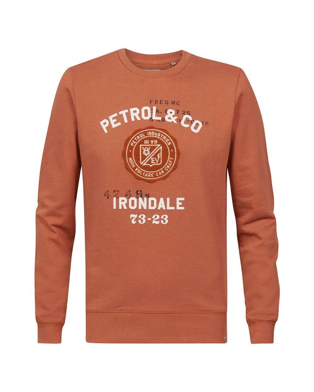 Petrol Industries Petro Industries 320 Sweatshirt in Orange for Men | Lyst